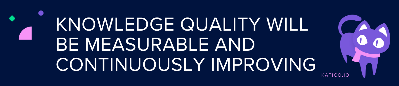 Knowledge Quality Will Be Measurable and Continuously Improving
